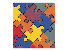 Линолеум линолеум Presto Puzzle 50 3м 2,8мм/0,2мм Ivc