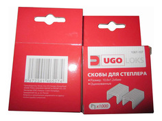 Скобы для степлеров скобы для степлера UGO LOKS 057 6мм 1000шт