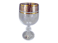 Бокалы в наборах набор бокалов CRYSTALEX Клаудия панто платина золото 6шт 230мл вино стекло