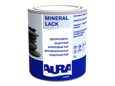 Лаки специальные лак акриловый AURA Mineral Lack 1л декоративно-защитный, арт.4607003916015