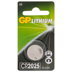 Батарейки, аккумуляторы, зарядные устройства батарейка GP CR2025-7C1 3В 1 шт