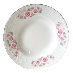 Тарелки тарелка CMIELOW Рококо Бледная Роза отводка платиной 22,5см глубокая фарфор