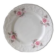Тарелки тарелка CMIELOW Рококо Бледная Роза отводка платиной 19см десертная фарфор
