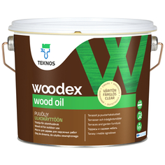 Масла древозащитные масло для дерева ТEKNOS Woodex Wood Oil 2,7л бесцветное, арт.ЭК000129667 Teknos