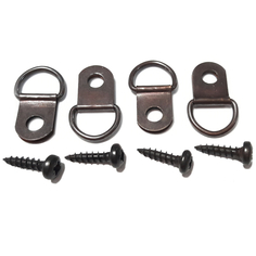 Крепления, проушины петля-подвес D-кольцо, бронза, 4 шт ЕВРОПАРТНЕР