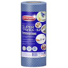 Тряпки и салфетки в рулонах тряпки в рулоне UNICUM Super Innovation 32шт 28х23см