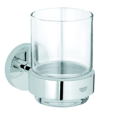 Стаканы для ванной стакан GROHE Essentials настенный хром