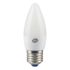 Лампы светодиодные лампа светодиодная REV 9Вт E27 720лм 4000K 220В свеча С37