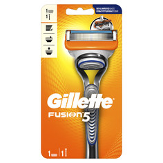 Станки для бритья многоразовые станок д/бритья GILLETTE Fusion + 1 кассета