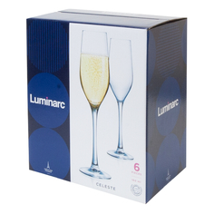 Бокалы в наборах набор бокалов LUMINARC Селест 6шт 160мл шампань стекло