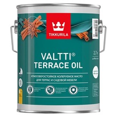 Масла древозащитные масло для террас TIKKURILA Valtti Terrace Oil EC 2,7л бесцветное, арт.700010364