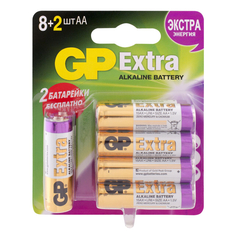 Батарейки, аккумуляторы, зарядные устройства батарейка GP АА алкалиновый 10шт