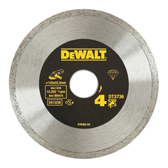 Диски отрезные алмазные диск алмазный DEWALT 125х22,2x1,6 мм, сплошной