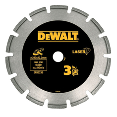 Диски отрезные алмазные диск алмазный DEWALT 230х22,2x2,8 мм, сегментный