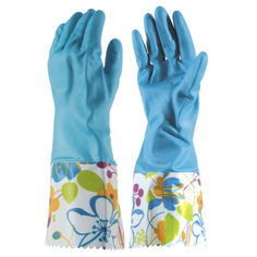Перчатки многоразовые перчатки РЫЖИЙ КОТ латекс с манжетами размер M