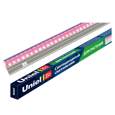 Подсветка для растений светильник линейный светодиодный UNIEL для растений LED 35Вт IP40 белый