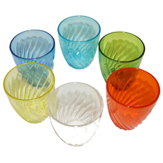 Стаканы, кружки пластмассовые стакан COSMOPLAST Ola 300мл пластик в ассортименте