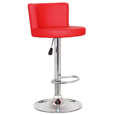 Барные стулья стул барный для кухни 450х500х810(1030) мм, красный, металлический