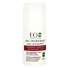 Дезодоранты для тела дезодорант женский ECOLABORATORIE Био: Максимальная защита, 50 мл, ролик