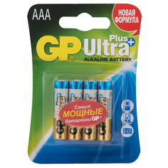 Батарейки, аккумуляторы, зарядные устройства батарейка GP Ultra Plus AAA 4шт