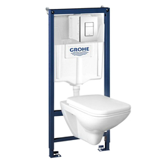 Инсталляции для унитазов система монтажная GROHE Solido 4 в 1 с унитазом