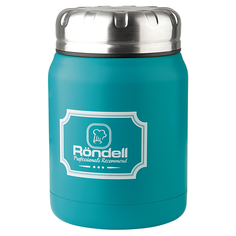Термосы термос RONDELL Turquoise Picnic 0,5л с широким горлом нерж.сталь