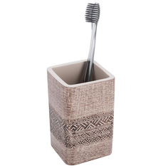 Стаканы для ванной стакан VITARTA Proxima полирезин коричневый