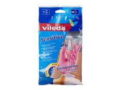 Перчатки многоразовые перчатки VILEDA Сенсетив Комфорт для деликатных работ размер S