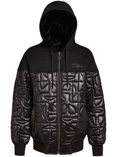 Moose Knuckles стеганое худи на молнии из коллаборации с Telfar