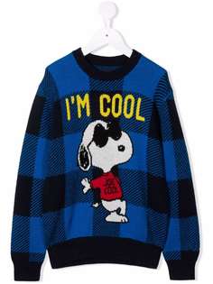 MC2 Saint Barth Kids джемпер Snoopy в клетку