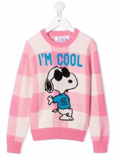 MC2 Saint Barth Kids джемпер Snoopy в клетку