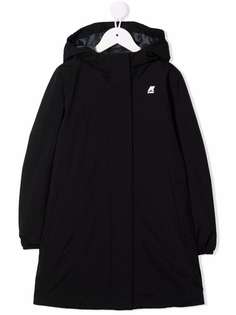 K Way Kids парка с капюшоном и логотипом