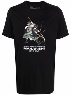 Maharishi футболка с графичным логотипом