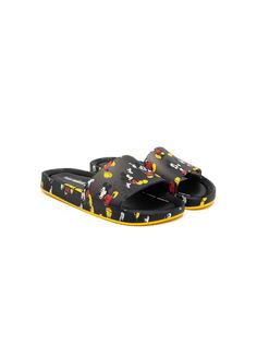 Mini Melissa шлепанцы с принтом Mickey Mouse