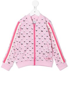 The Marc Jacobs Kids спортивная куртка с графичным принтом