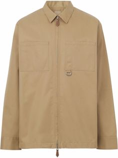 Burberry габардиновая куртка-рубашка