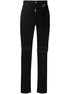 Represent джинсы Destroyer с эффектом потертости