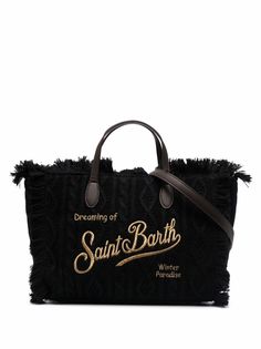 MC2 Saint Barth сумка-тоут Colette из шерпы с вышитым логотипом