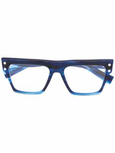 Balmain Eyewear очки в квадратной оправе