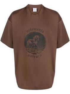 VETEMENTS logo print T-shirt