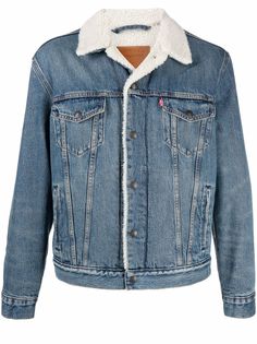 Levis джинсовая куртка с подкладкой