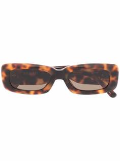 The Attico солнцезащитные очки Minimarfa в массивной прямоугольной оправе