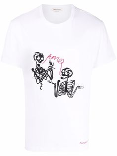 Alexander McQueen футболка с логотипом