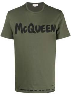 Alexander McQueen футболка с логотипом