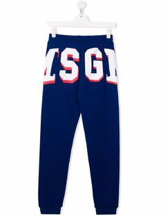 MSGM Kids спортивные брюки с логотипом