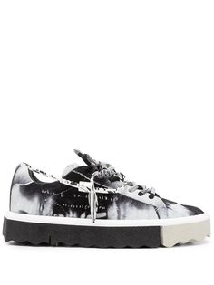 Off-White кроссовки Sponge с принтом тай-дай