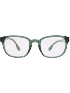 Burberry Eyewear очки в квадратной оправе с логотипом