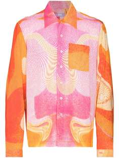 ERL рубашка с длинными рукавами и принтом