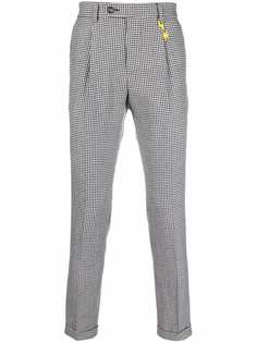 Manuel Ritz прямые брюки в ломаную клетку