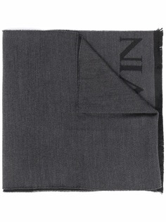 LANVIN шарф с вышитым логотипом